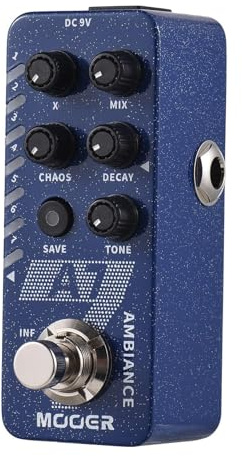 Customize what you need Guitar Delay Pedal Electric Guitar Effects Pedal 6 Delay Effects True Bypass Metal Shell DC 9V 6.35mm Input/Output Interface Supports TapTempo Fast Tracking and Overspeed Funct