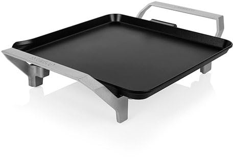 VoltShine Piastra per grigliare 28 x 28 cm, antiaderente, facile da pulire, ideale per cucinare carne, verdure e altro ancora.