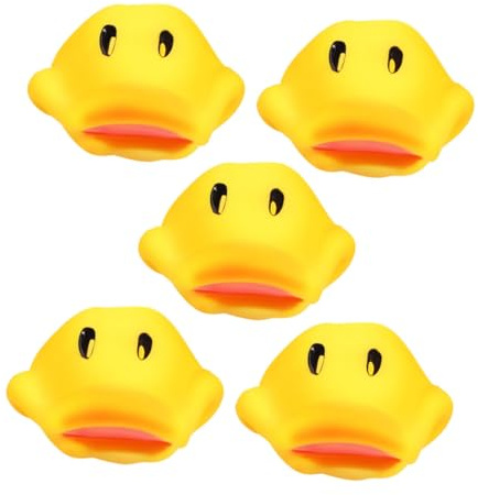 FUNNETOYU Máscaras De Pato Realistas Para Niños, Juego De 5 Piezas, Accesorio Ligero y Cómodo Para Disfraces, Fiestas De Carnaval y Cosplay Infantil