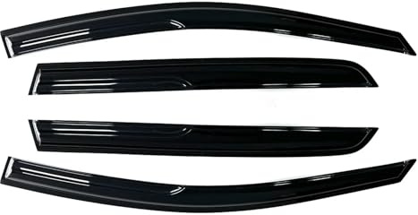 4 Stück Seitenfenster-Windabweiser, Sonnen- und Regenschutz, Türvisiere, für VW Golf 5 (2004–2009), Autozubehör