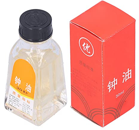 SENECESLI Watch Oil Lubricant, Professional Grade 30ml Maintenance Oil for Watchmakers, with Precise Needle Applicator for Wristwatch Clock Movement Instrument Repair