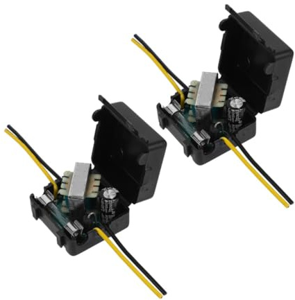 Filtro di Potenza Auto 12v in Metallo e Plastica, 2 Pezzi | Camion e Veicoli, Riduce Rumore e Interferenze, Alimentazione Stabile, Nero