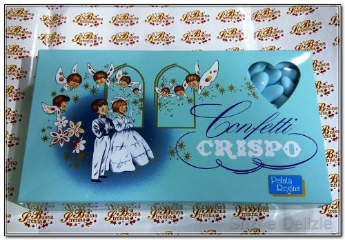 Confetti alla mandorla pelata regina Crispo azzurri