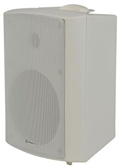 Adastra Altavoz Exterior Resistente a la Intemperie | 120 W | Blanco 6.5 Pulgadas