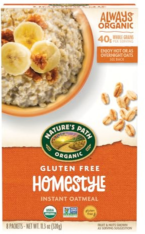 Natures Path Cereal Hot Gf Homestyle 11.3 OZ (Pack of 6)