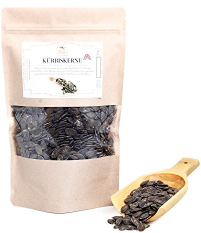 Steirische Kürbiskerne geröstet & gesalzen für Vegetarier geeignet | Eiweißreich und vegan | 350g