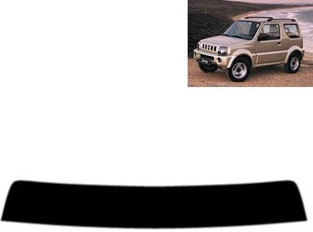 Sonnenblendstreifen für-Suzuki Jimny 3-Türen 1998-2017 Passgenaue Tönungsfolie (20% Schwarz)