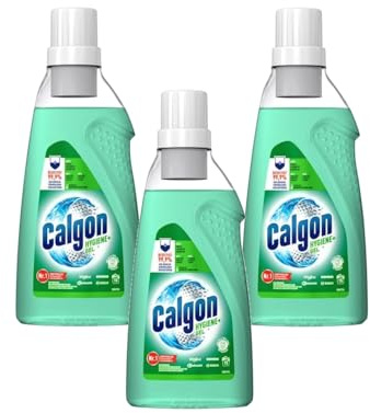 Calgon Hygiene+ Gel - Antibakterieller Wasserenthärter für die Waschmaschine 3er Pack (3 x 750ml)