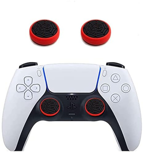 2Pcs Analog Thumb Grip Stick Cover, Wireless Controllers Game Remote Joystick Cap, Fantastic Non-Slip Silicone Handle Protection Cover for PS5/PS4/Xbox one/360/NS PRO