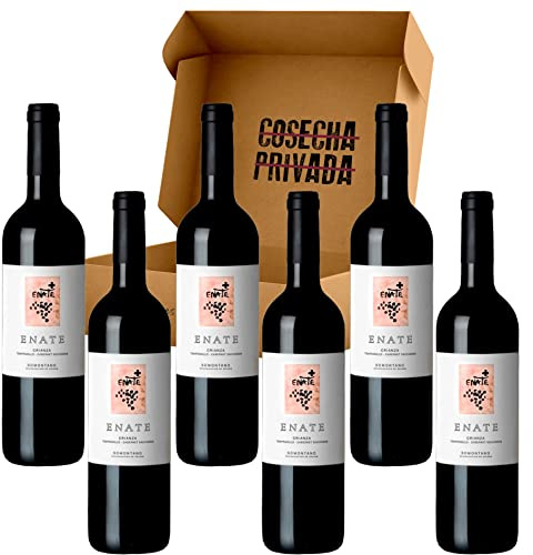 Enate Crianza - Envío 24 H - Caja de 6 Botellas - Vino Tinto Somontano- Seleccionado y enviado por Cosecha Privada