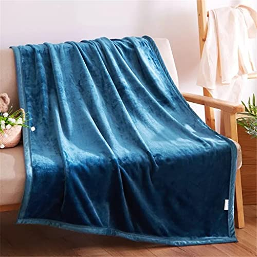 Superweiche Decke, Flanell, Flugzeug, Sofa, Büro, Kinder, Reise-Fleece, tragbare Auto-Reisedecke (A 100 x 120 cm)