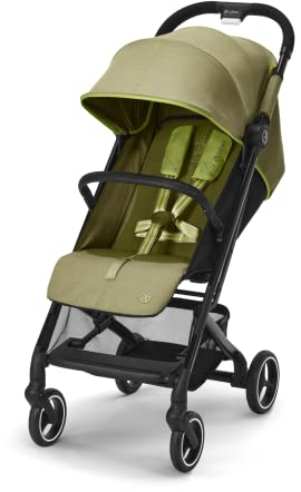 CYBEX Gold Passeggino Beezy con Cintura One-Pull, Per Bambini dalla Nascita Fino a 4 Anni (Max. 22 kg), Compatto e Ergonomico, Nature Green (Verde)