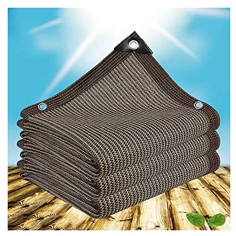 BOHHO Sun Shade Sail,Shade Netting 95% Sunblock Shade Cloth, Fabric Mesh Tarp for Greenhouse Plant, Shade Net with Grommets for Carport Terrace Garden