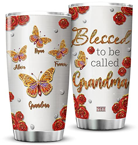 Insulated Travel Cup 590ml Thermal Coffee Cup Stainless Steel Insulated Travel Mug for Dad Valentine's Day Mom Butterfly Custom