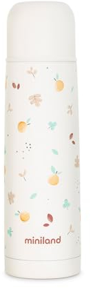 Miniland Thermy Valencia 500ml. Hochwertige Thermoskanne, die Flüssigkeiten mehr als 24 Stunden lang heiß und kalt hält.