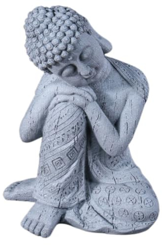Alipis Buddha-Statue Aus Kunstharz Zen-dekor Für Zuhause Und Büro Garten-Dekoration Schreibtisch-Ornament Mikro-landschafts-dekor Stabiles Design Exquisites Finish