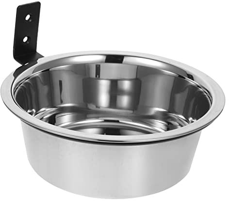 NUOBESTY Elevated Dog Bowl Stainless Steel Raised Dog Food and Water Bowl for Convenient Cat Wear Resistant Kitten Water