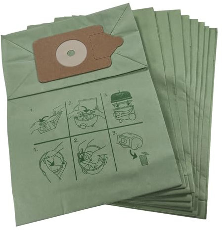 IBBAH Henry Hoover Bags 10 Pack, Premium Vacuum Bags for Henry, Hetty, Numatic, & Hoover Vacuum Cleaners – Compatible with HVR200, NV200, NV225, Pet Hair & Dust Filtration, Reusable & Durable