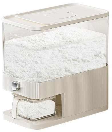 16,8 x 29,2 x 28 cm - 5 kg - Distributeur de riz - Boîte de rangement pour