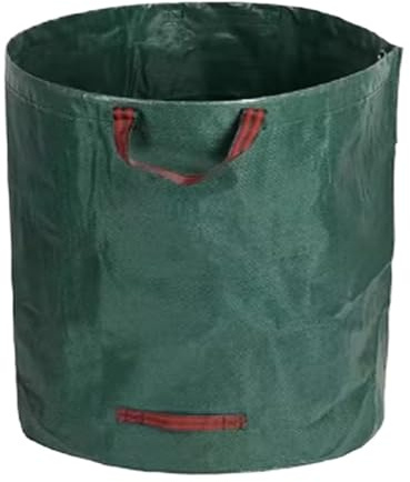 GartenlaubsäCke Wiederverwendbare Gartenabfallsäcke, Laubaufbewahrungssäcke, Gartenabfallbehälter, Sammeln von Terrassenblättern, robuster Gartenabfallsack mit Deckel Fur Garten(272L- 67X76cm,GREEN_N