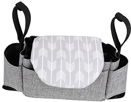 PERSELOSO Babywagen Organizer Windel Aufbewahrungstasche Aus Robustem Material Mit Abnehmbarer Aufhängung Multifunktionale Kinderwagentasche Für Innen Und Außenbereich