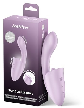 Satisfyer Tongue Expert | Silikon Vibrator | wasserdicht (IPX7) | Sex Toys