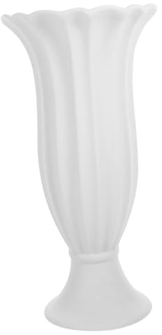 MUSISALY Vaso Cimitero in Ceramica Resistente alle Intemperie Decorazione Commemorativa per Tombe Portafiori Elegante per Fiori Freschi o Artificiali Vaso Memoriale Robusto per Lapidi