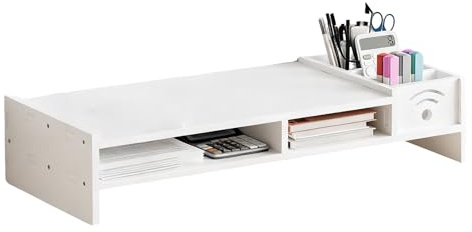 Mppchhn Monitorständer Für Computer,2-Stufige Ablage Für Den Schreibtisch - Computer Ständer Mit 10,9 Cm Höhe Und Stauraum Organizer,Für Zuhause, Laptop, PC, Arbeitstisch Und