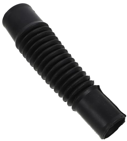 HOMSFOU Manguera de Entrada y Drenaje para Lavadora Flexible de Goma Negra, Longitud Extensible, Apta para Uso Doméstico y Recambio en Sistemas de Aire Acondicionado