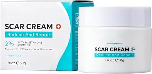 Narbencreme für die Beine – Reparierende Creme, Feuchtigkeitsspendende Creme gegen Verbrennungsnarben, Erfrischend und nicht fettend, Reduziert und repariert Narben