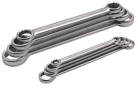 Elora 120500821000 Doppelringschlüssel Set gerade 6-22mm 8 Stück DIN