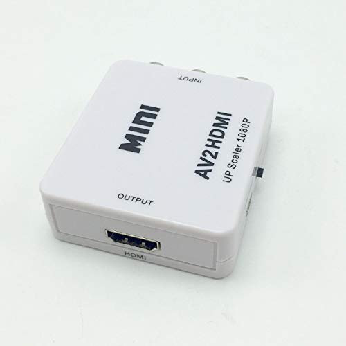 Adaptateur RCA vers HDMI HD1080p + 1 Câble HDMI/HDMI 1,5 m- Idéal Wii vers TV