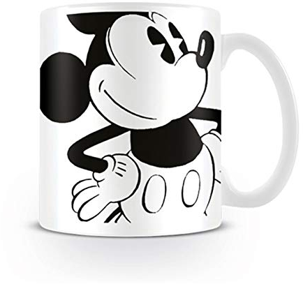 Mickey Mouse Pyramid International - Taza de Cerámica Vintage - 315ml - Licencia Oficial