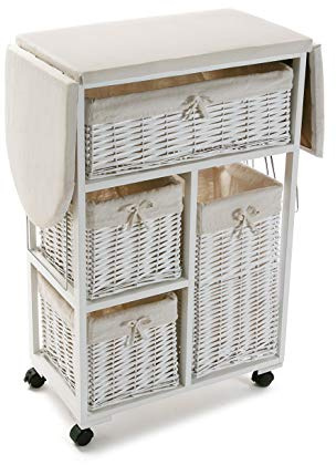 Versa Mueble con Cestas Blanco Plancha