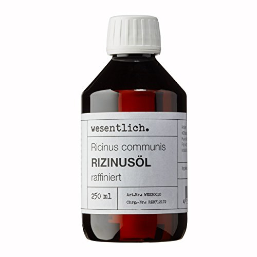 wesentlich. Rizinusöl 250ml | reine Qualität ohne Zusätze | perfekte Pflege für Haut und Haar | Wachstum für Wimpern und Augenbrauen | geschützt in Braunglasflasche
