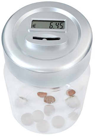 Iso Trade Digital Coins with Counter Piggy Bank LCD Display Box Money Kassette 3457 Dekorative Spardosen, Mehrfarbig, einzigartig