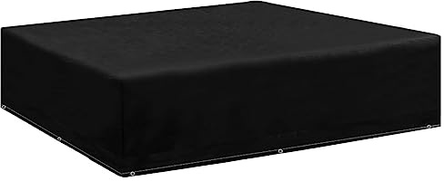 vidaXL Gartenmöbel Abdeckung 8 Ösen Wasserfest UV-beständig Schutzhülle Abdeckplane Abdeckhaube Schutzplane Regenschutz 200x200x70cm