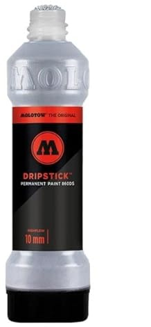 Molotow Dripstick Permanent Paint 860DS – Alkoholbasierter glänzender Marker (Chrom)