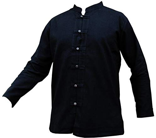 PANASIAM Hemd RZI-01, Schwarz, L, Langarm