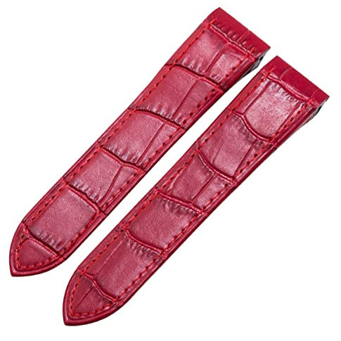 HKTS Exquisite Echtes Leder Uhrenarmband Für Cartier Serie 20mm Elegantes Design 23mm Uhrenarmband Armband, 20 mm, Achat
