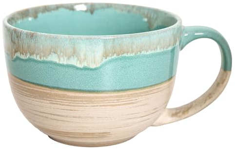 hengshukeji Large 24 OZ/700ml Ceramic Coffee Mugs,Soup Bowls with Handles,Extra Big Jumbo Tea Cup Mug for Office and Home