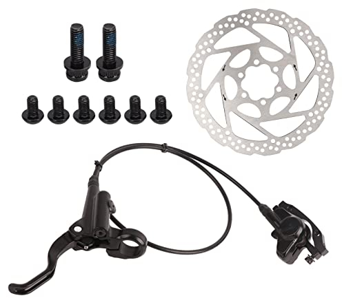Niiyen Fahrrad-Ölbremse, Fahrradbremshebel aus Aluminiumlegierung, Fahrrad-Scheibenbremse, Doppelkolbenantrieb, Öl-Scheibenbremsen-Set, Rennrad, Mountainbike, Linke Vorderradbremse