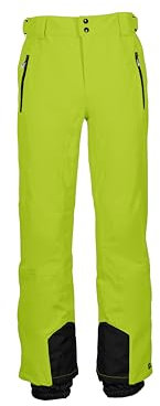 killtec Herren Skihose/Funktionshose mit Kantenschutz und Schneefang KSW 80 MN SKI PNTS, frühlingsgrün, L, 39745-000