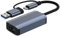 Adaptateur USB Ethernet, Adaptateur USB C vers RJ45 Ethernet 1000Mbps Adaptateur Ethernet USB 3.0 Hub Ethernet Compatible avec Windows/Mac/Linux/Vista et Plus Encore