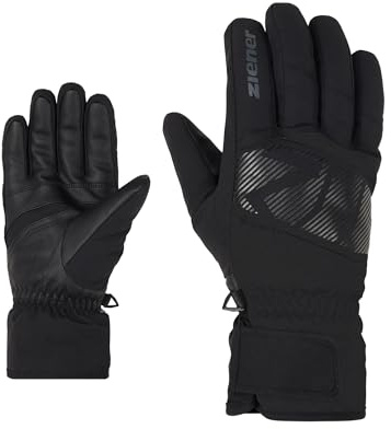 Ziener Erwachsene GALIBO Ski-Handschuhe/Wintersport | Gore-Tex, warm, atmungsaktiv, Black, 7