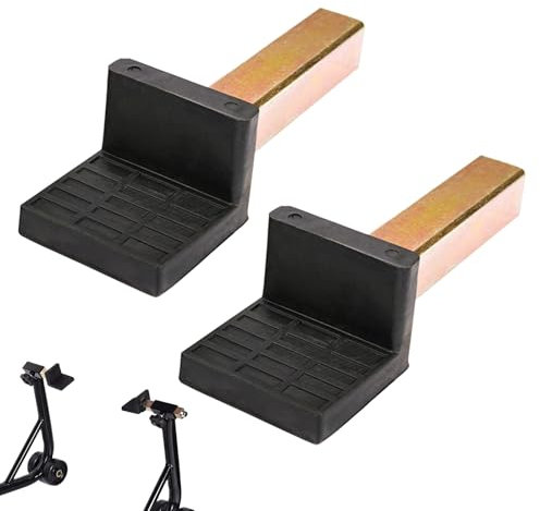 WIYETY Support de griffe de support de moto, support de griffe pour adaptateur oscillant, support de fourche pour support de montage, crochet de trépied pour levage de moto (tube carré, L, 1 paire)