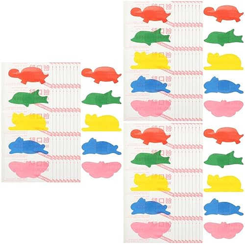 FRCOLOR Venda Con Dibujos 3 Juegos Vendajes Vendajes Adhesivos Vendas Elasticas Venda Adhesiva Pequeñas Vendas Adhesivas Tela No Tejida 4 Cajas * 3