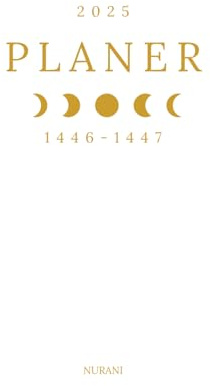 Islamischer Jahresplaner 2025 (1446-1447) - Weiß: Jahresplaner und Journal, 209 Seiten, 6x9 Zoll , Islam Design, Geschenk, Kalender, 2025, Weiß.