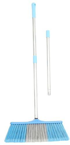 Zerodeko Bristle Broom Dispenser Push Broom Compact Holder Outdoor Cleaning Dishwasher Indoor Large Scrubbing Office Home Kitchen Sweeper Heavy Plunger Upgrade Duty Pan Mall Stainless Steel