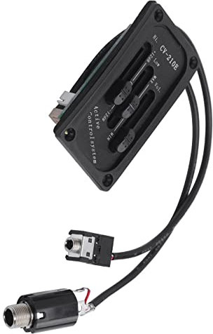 Pickup Elettrico Pickup Accessorio EQ Regolabile Set per CV-210E, Pickup Piezolese Silenzioso con Controllo e Regolazione del Volume